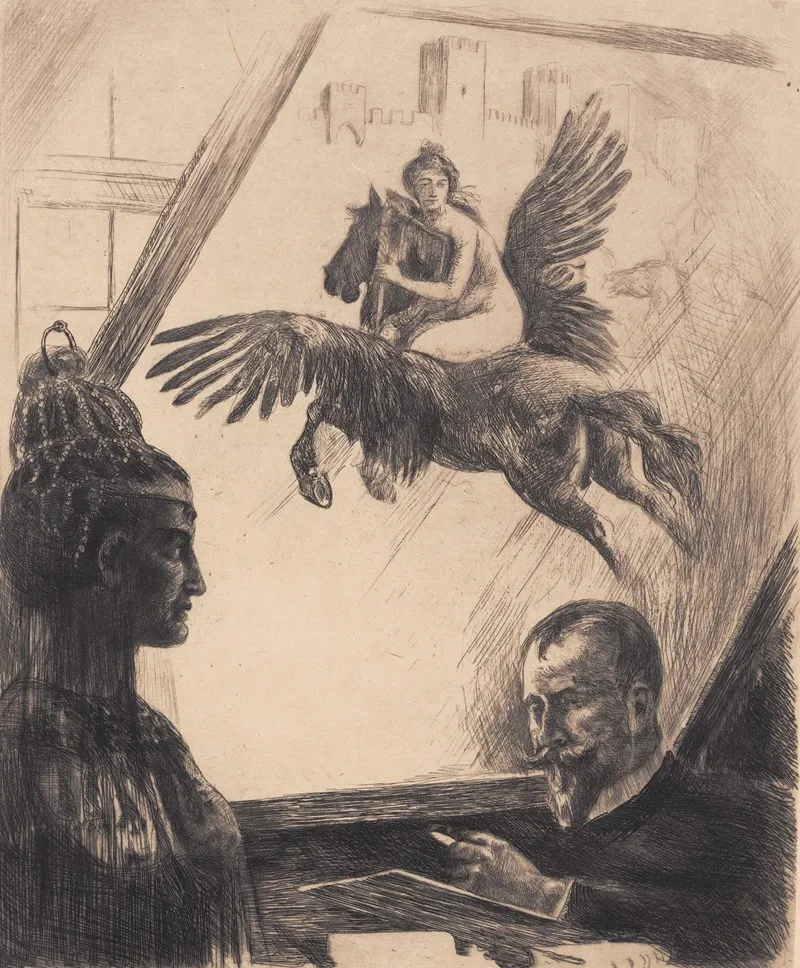 Allegorisk Selvportraet