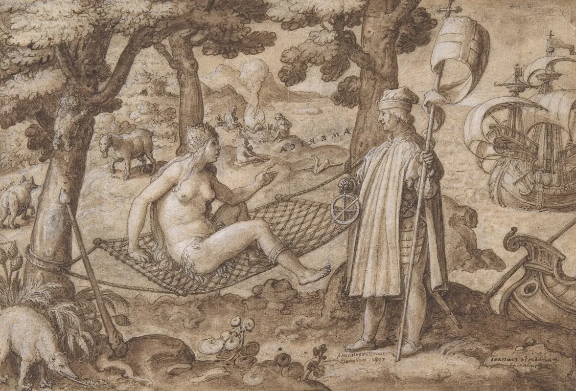 Allegory Of America 3