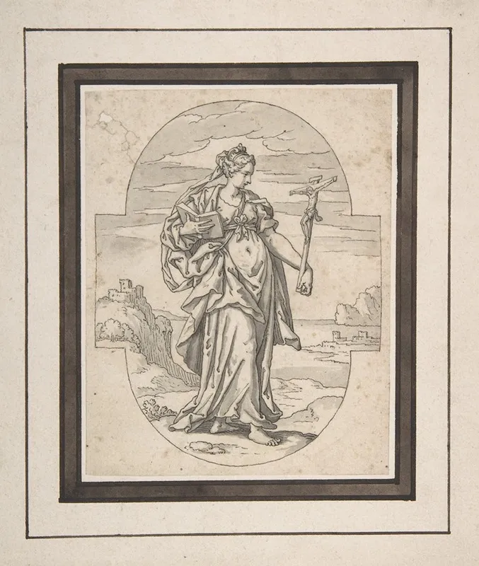 Allegory Of Faith by Hans Friedrich Schorer - Canvas Print