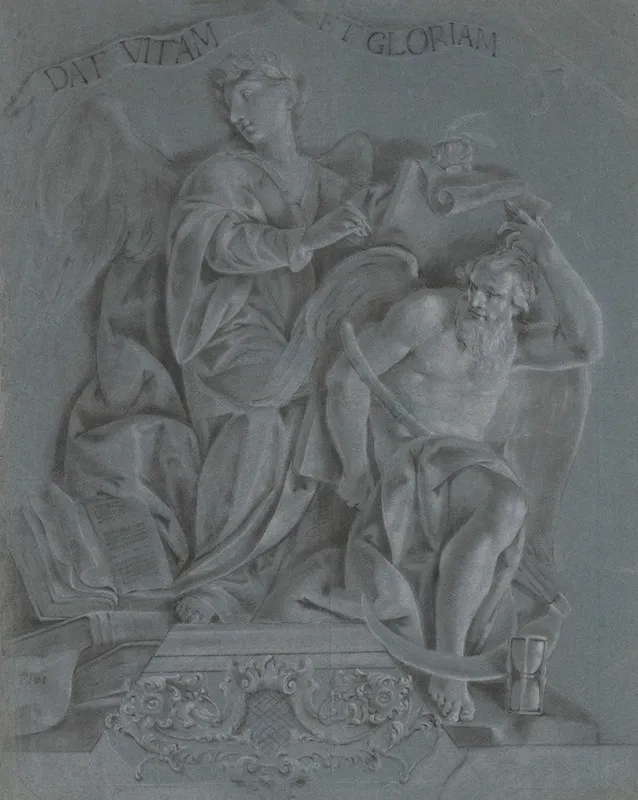 Allegory Of History With Time