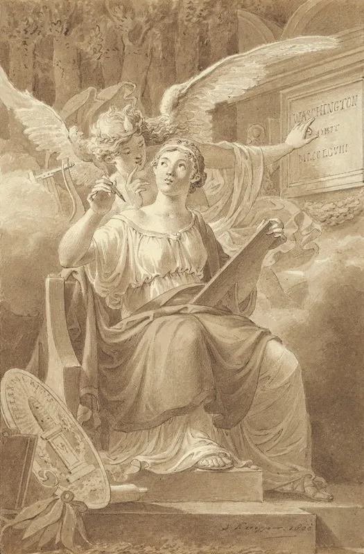 Allegory On The Death Of George Washington