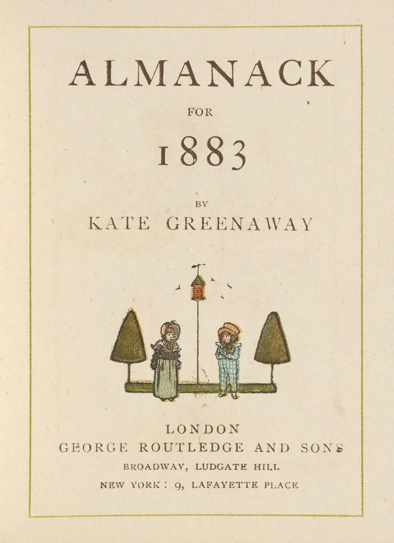 Almanack For 1883