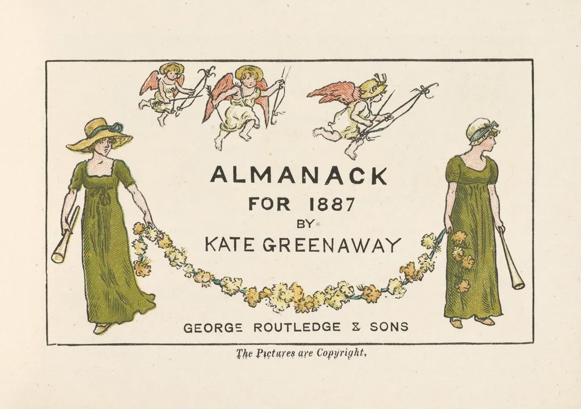 Almanack For 1887 Title