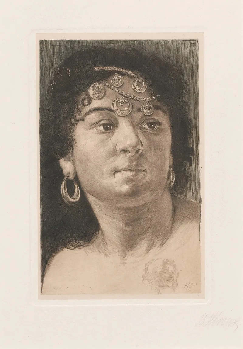 Almeh by Bruno Héroux - Canvas Print
