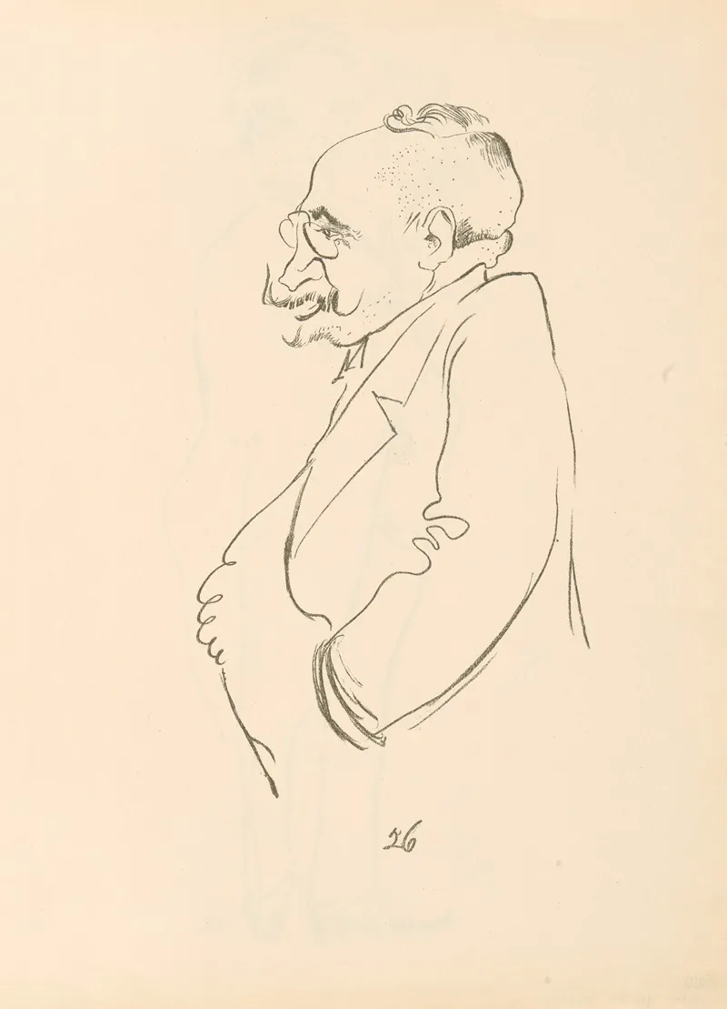 Alois Heiiinger by Kazimierz Sichulski - Canvas Print
