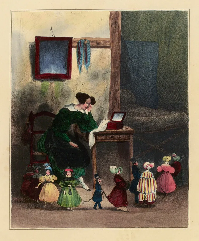 Alors Je Serai Riche by Honoré Daumier - Canvas Print