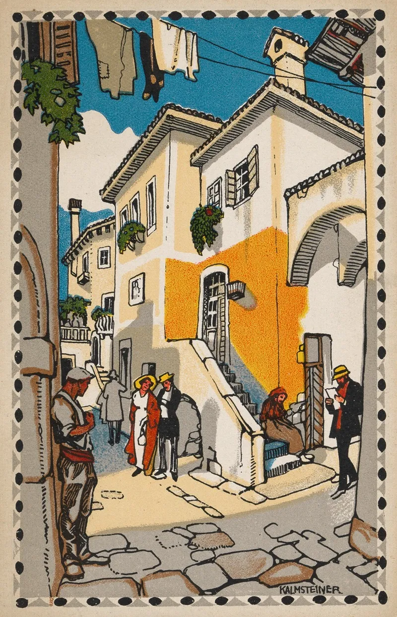 Alt Abbazia by Hans Kalmsteiner - Canvas Print