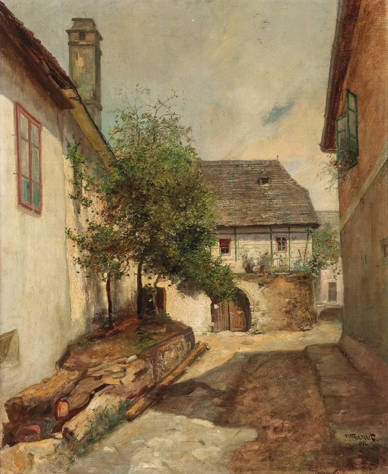 Alte Gasse Wachau by Paul Unbereit - Canvas Print