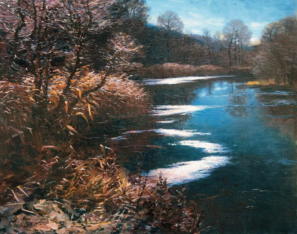 Altwasser Bei Brixen by Alexander Koester - Canvas Print