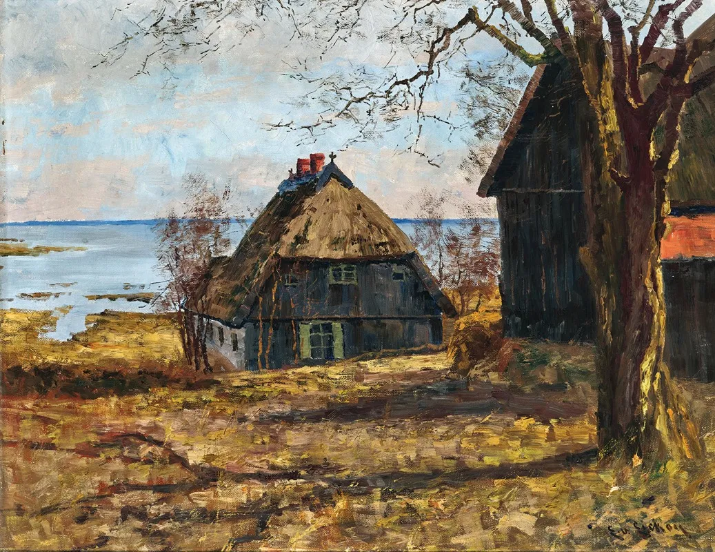 Am Saaler Bodden by Elisabeth von Eicken - Canvas Print