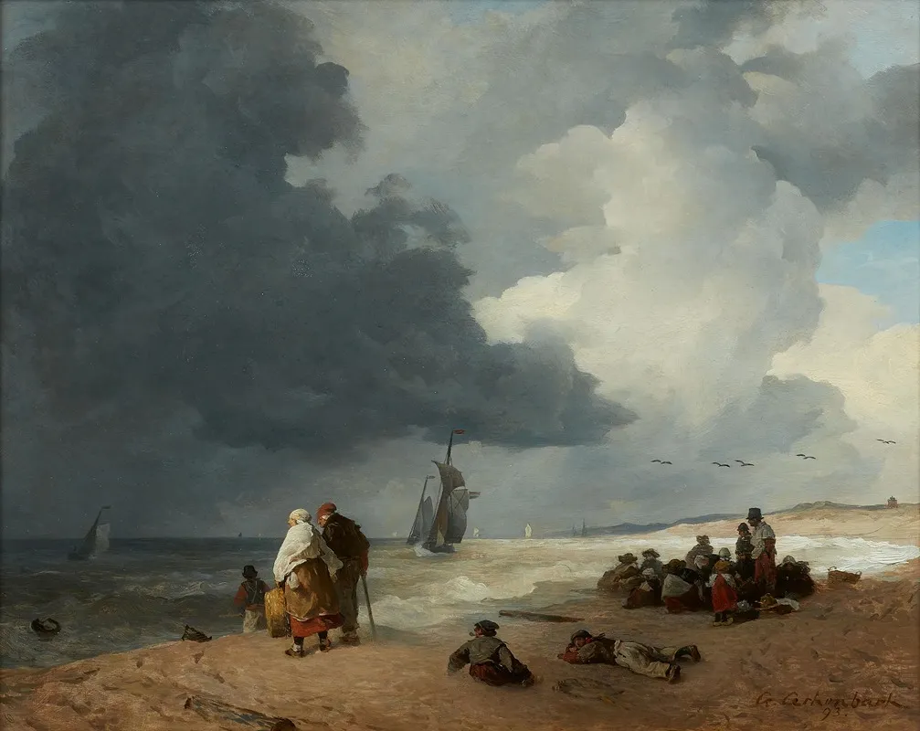 Am Strand Von Scheveningen