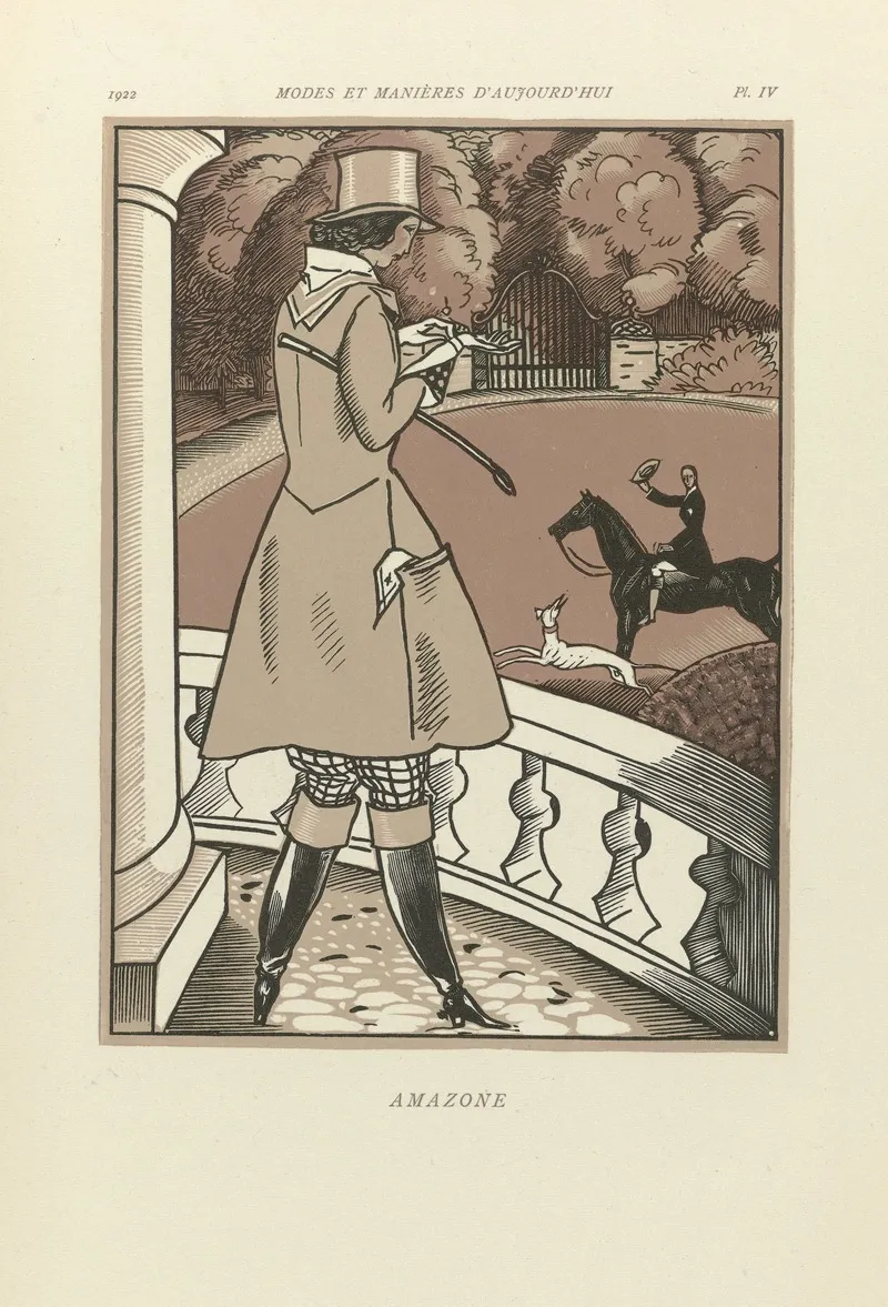 Amazone 5 by Fernand Siméon - Canvas Print