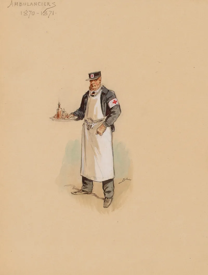 Ambulanciers 1870 1871