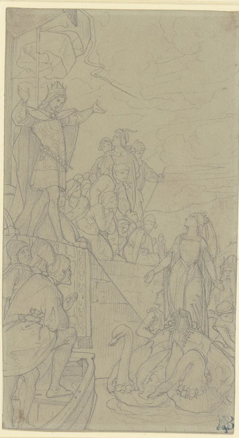Ameleyas Arrival In Mainz Ca 1854