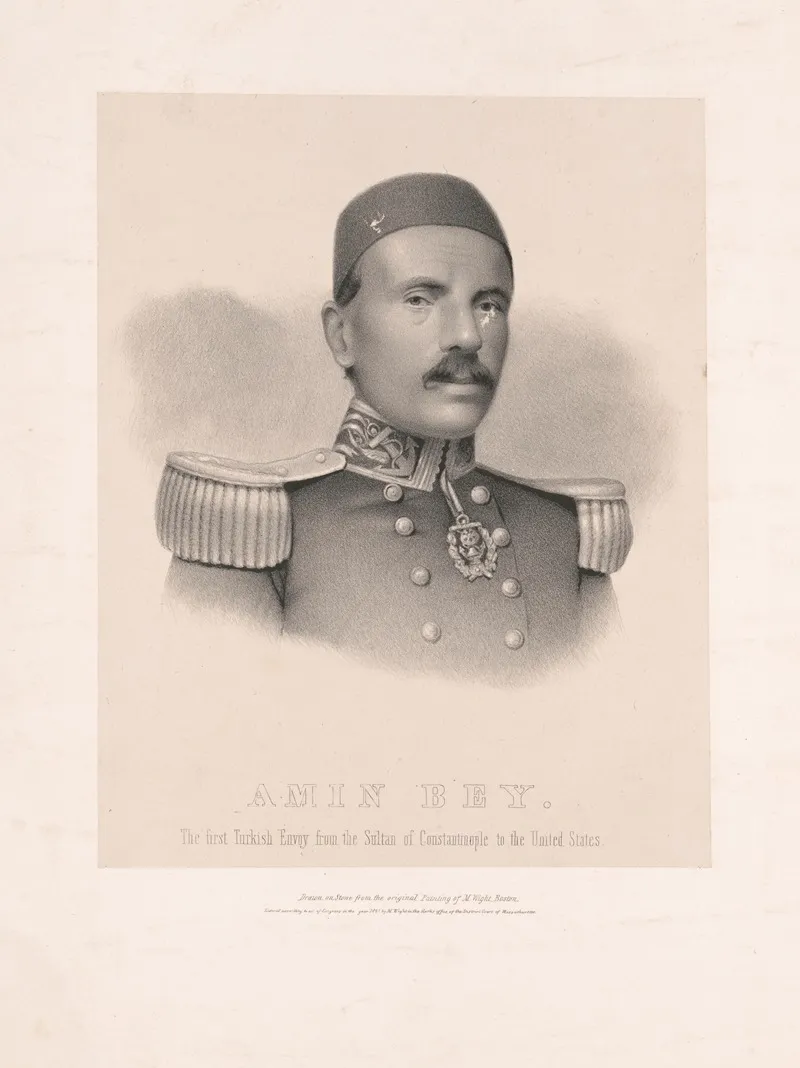 Amen Bey The First Turkish Envoy From The Sultan Of Constantinople To The United States