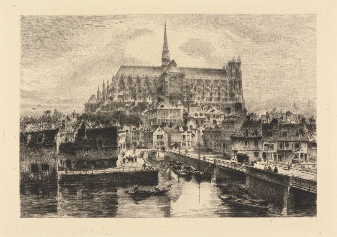 Amiens by Henri Toussaint - Canvas Print