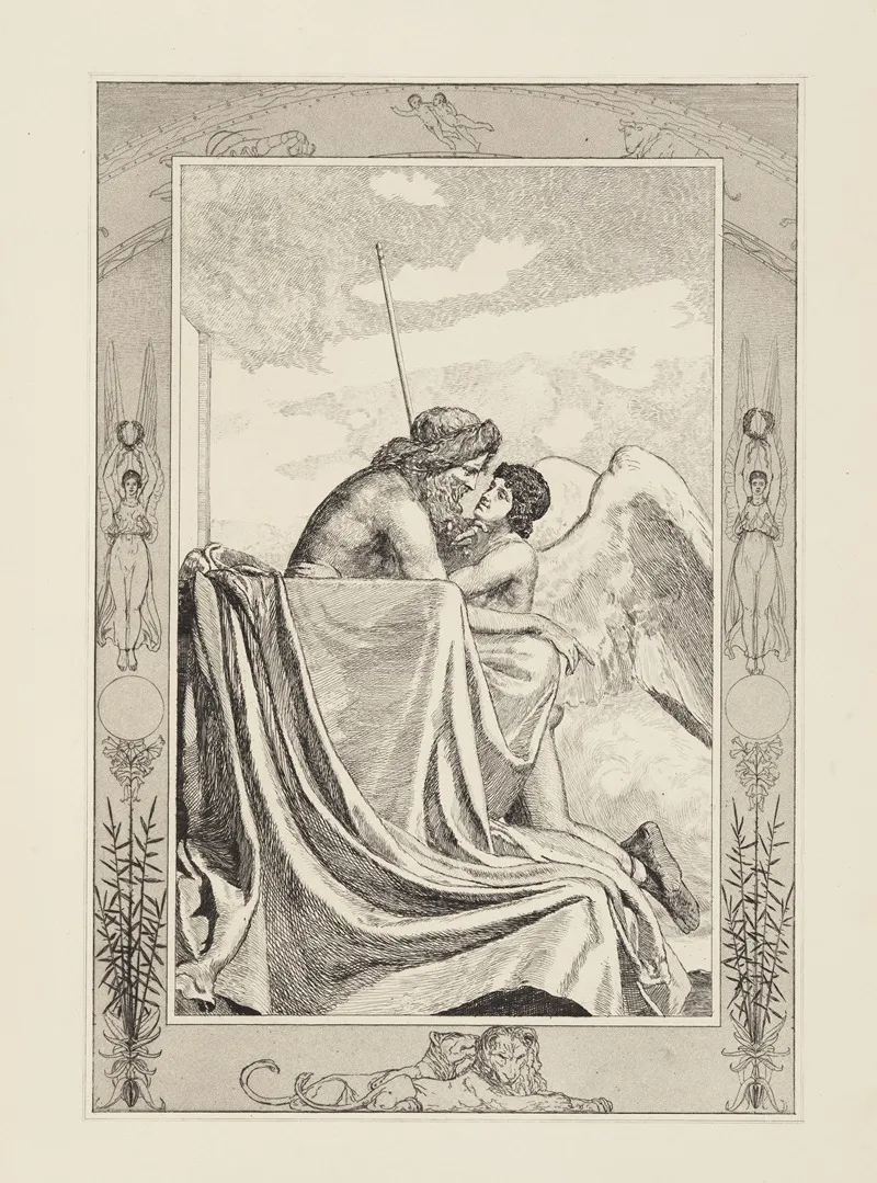 Amor Bei Jupiter Amor Und Psyche Opus V Blatt 42