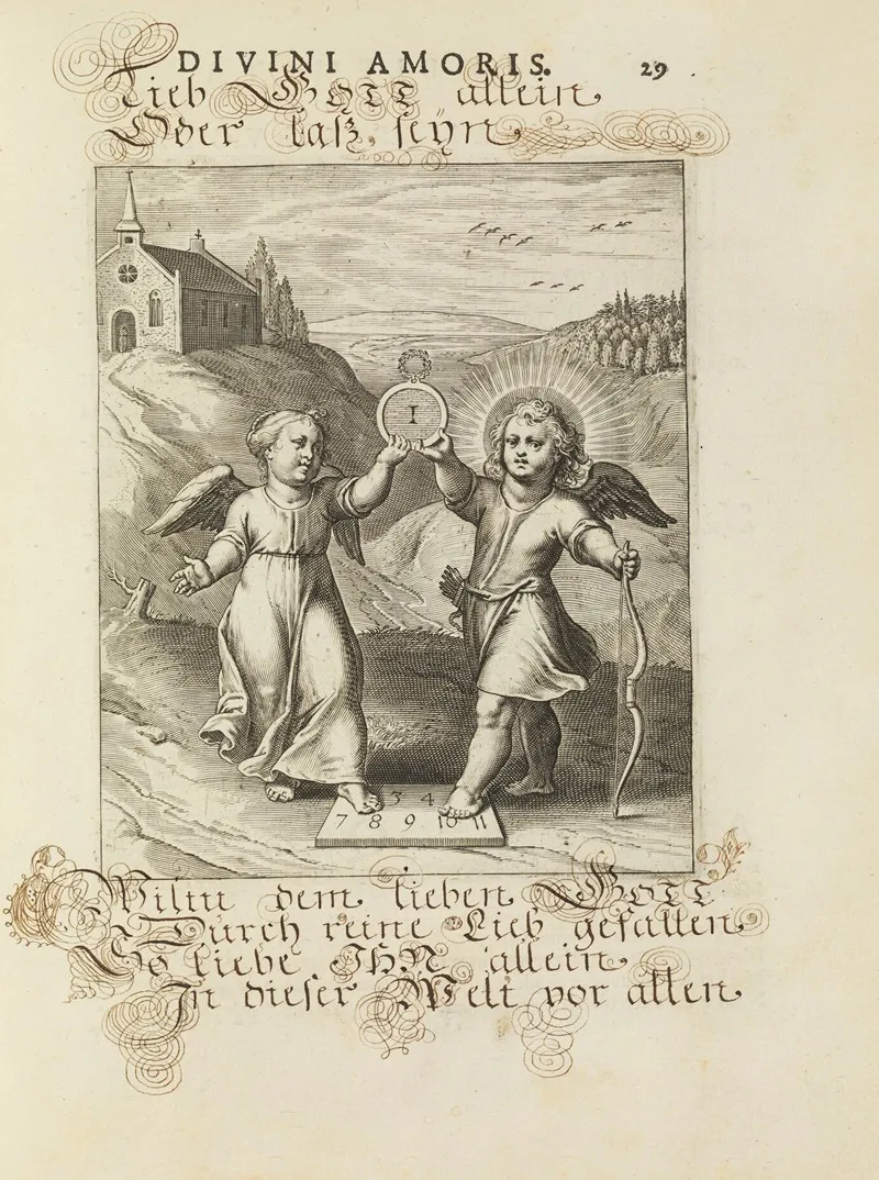 Amoris Divini Emblemata Pl 12