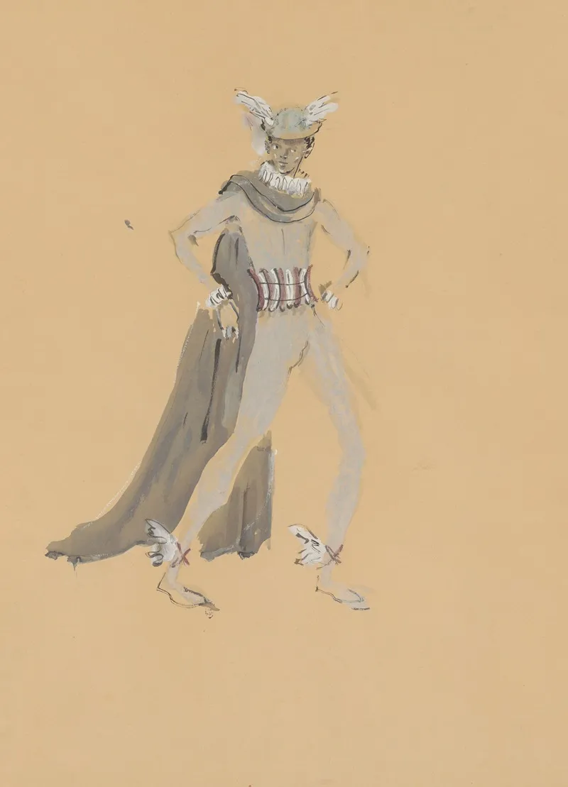 Amphitryon Maquette De Costume Mercure by Christian Bérard - Canvas Print