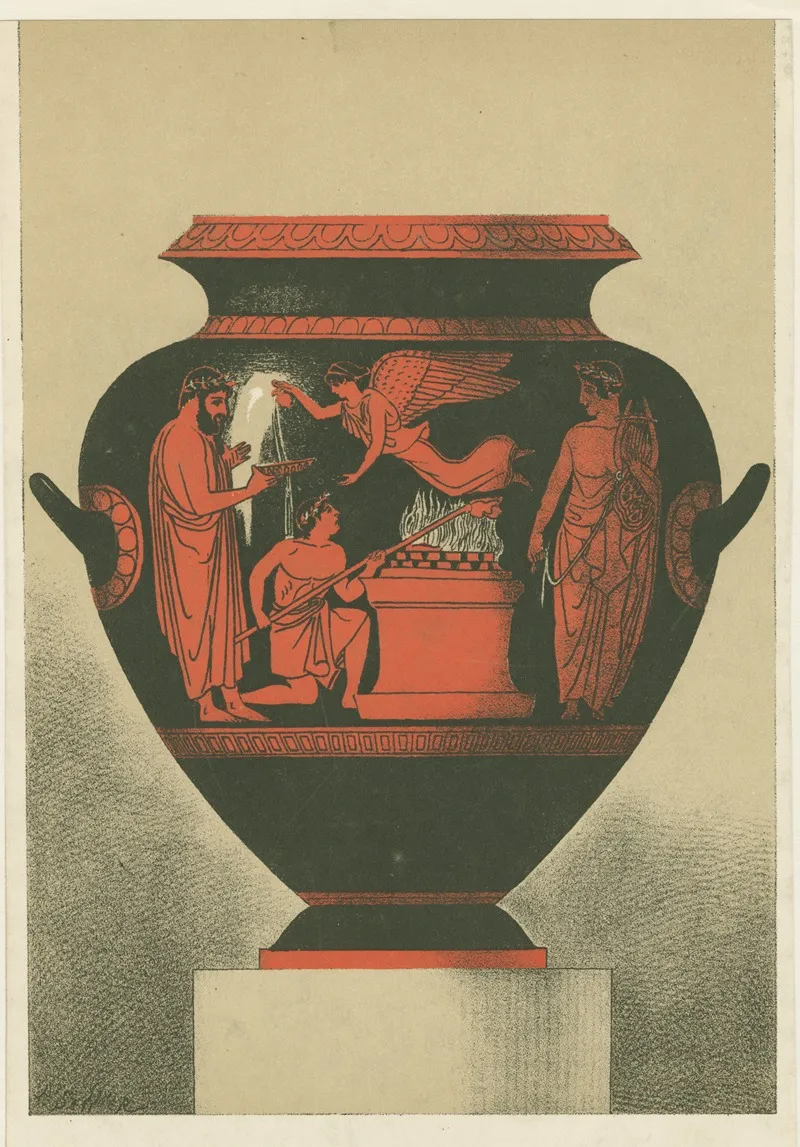 Amphora Of Cervetri Caere Representing A Sacrifice