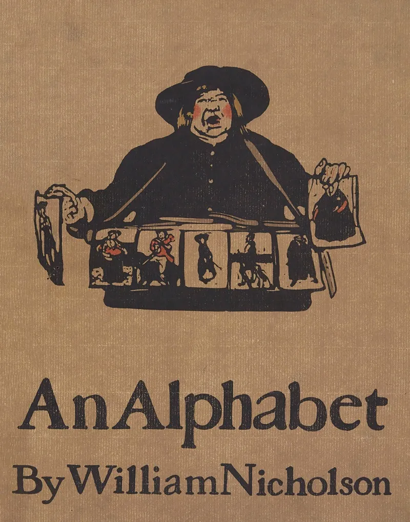 An Alphabet Cover by William Nicholson - Canvas Print
