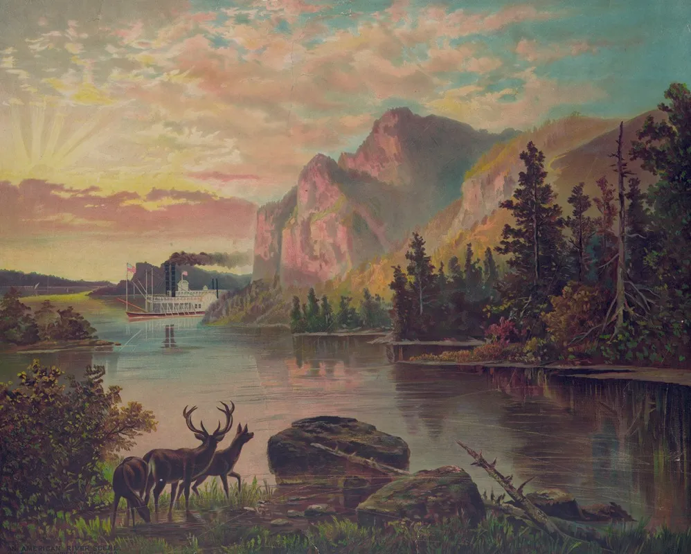 An American River Scene