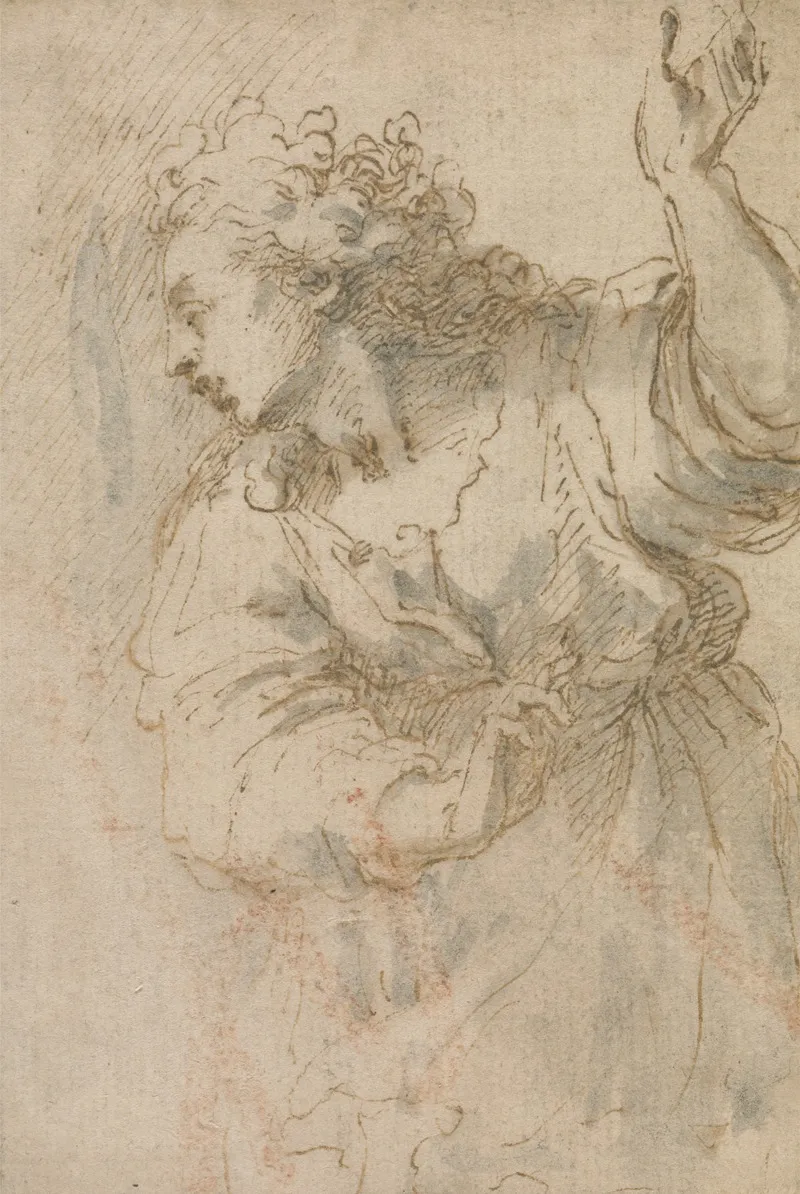 An Angel 5 by Isaac Oliver - Canvas Print