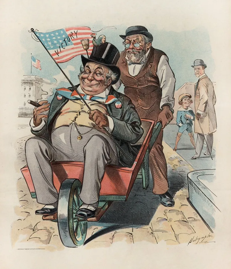 An Echo Of Election by Louis Dalrymple - Canvas Print