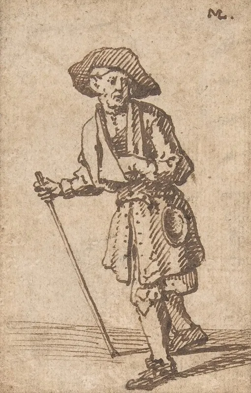 An Itinerant by Marcellus Laroon the Elder - Canvas Print