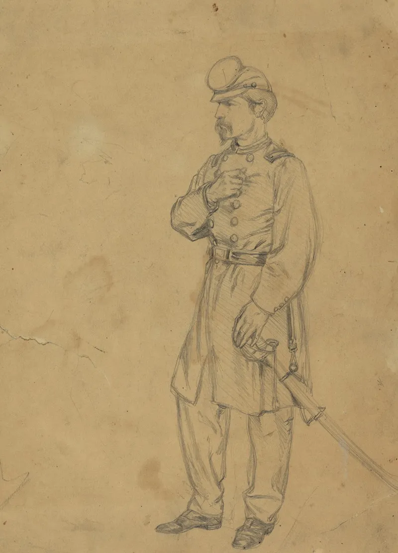 An Officer Of Infantry U S V