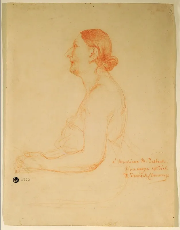 Anciana De Perfil