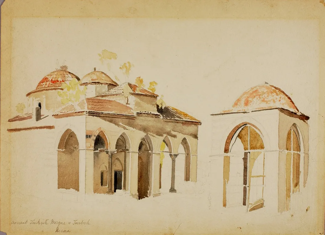 Ancient Turkish Mosque At Tourbek