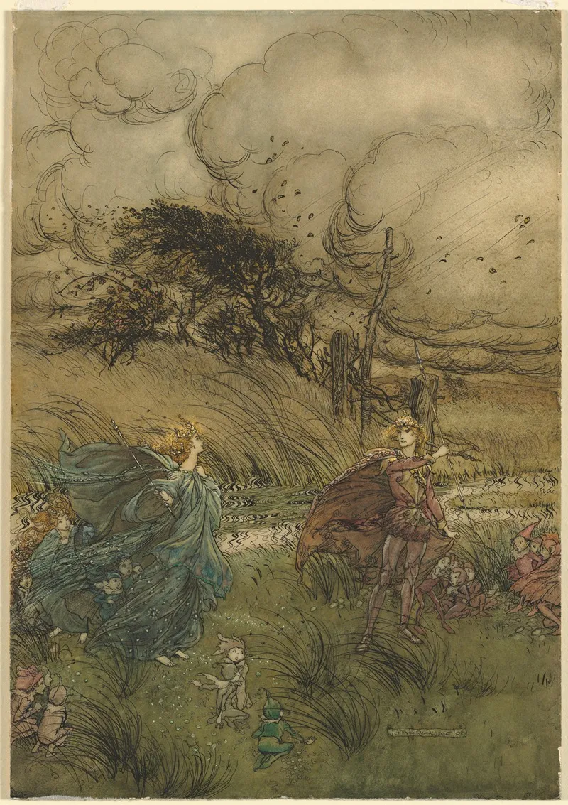 And Now They Never Meet In Grove Or Green From Act 2 Scene 1 Of A Midsummer Nights Dream By William Shakespeare