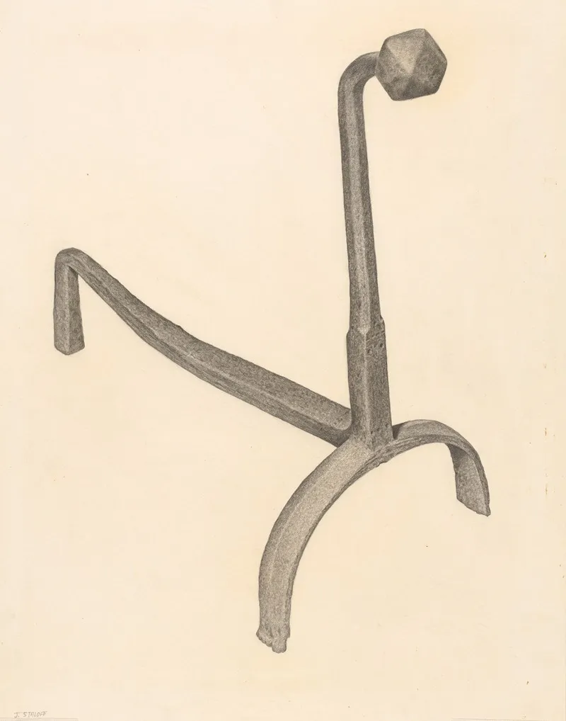 Andiron 20 by Jack Staloff - Canvas Print