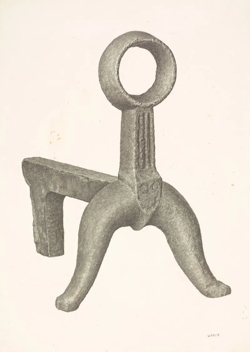 Andiron 21 by Jacob Lipkin - Canvas Print