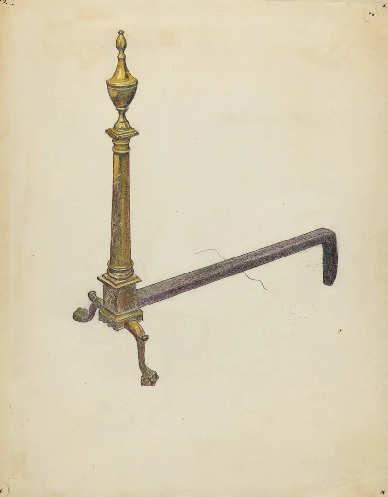 Andiron 24 by Max Schwartz - Canvas Print