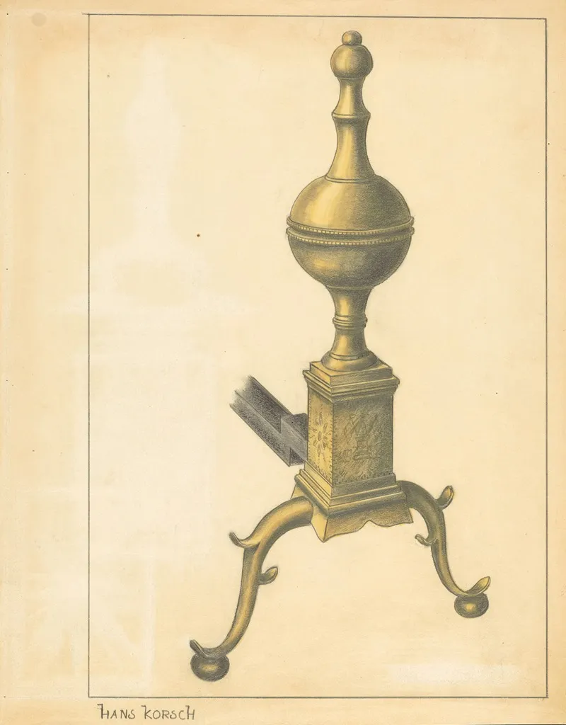 Andiron One Of Pair 11