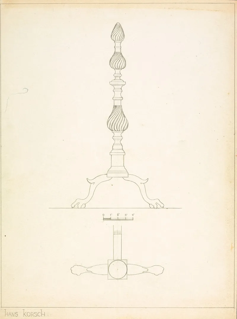 Andiron One Of Pair 17