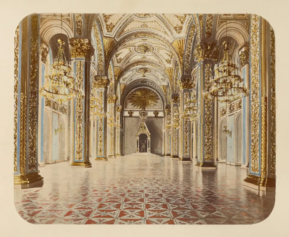 Andreevskii Zal by J. Daziaro - Canvas Print