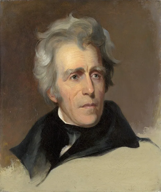 Andrew Jackson by Thomas Sully - Canvas Print