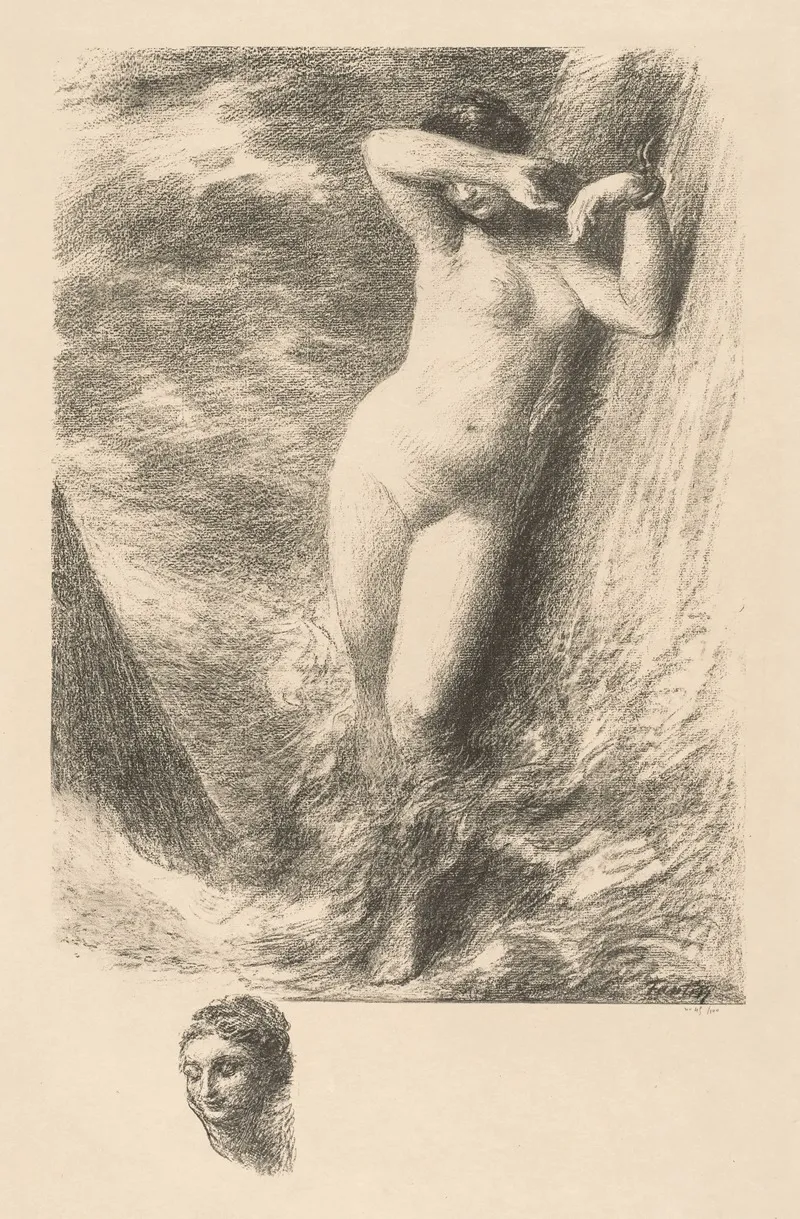Andromeda 12 by Henri Fantin-Latour - Canvas Print