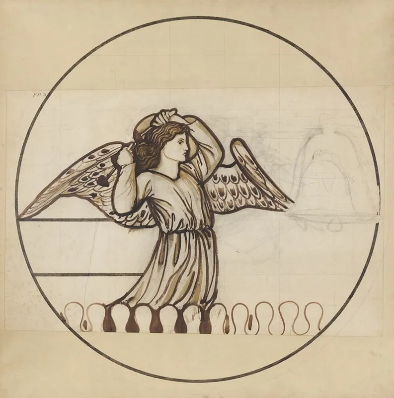 Angel Playing On Bells