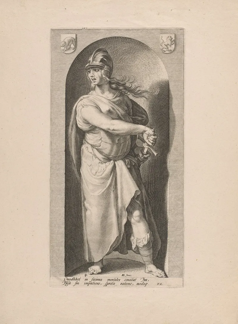 Anger 4 by Hendrick Goltzius - Canvas Print