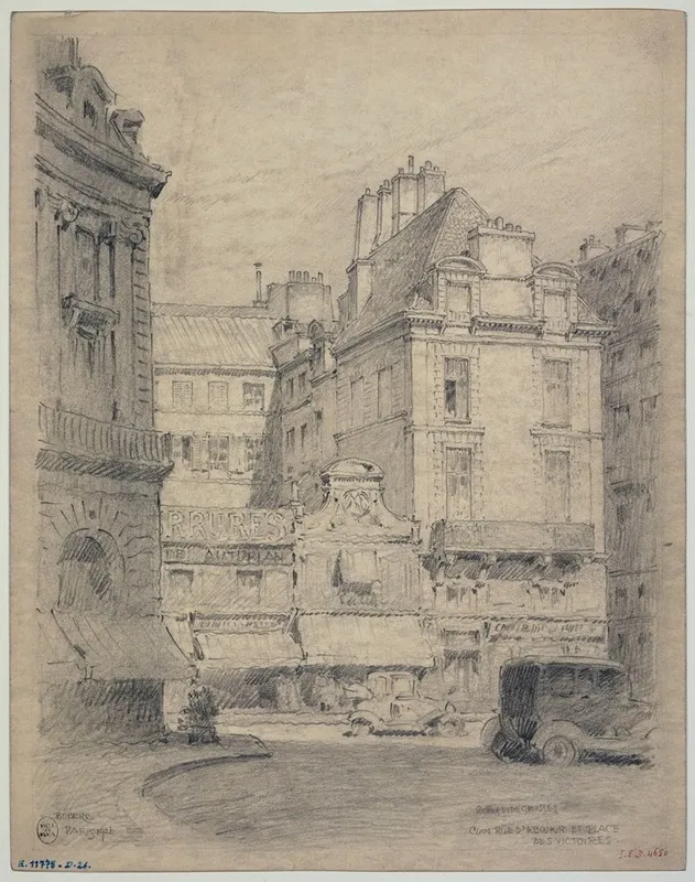Angle De La Rue Daboukir Et Place Des Victoires