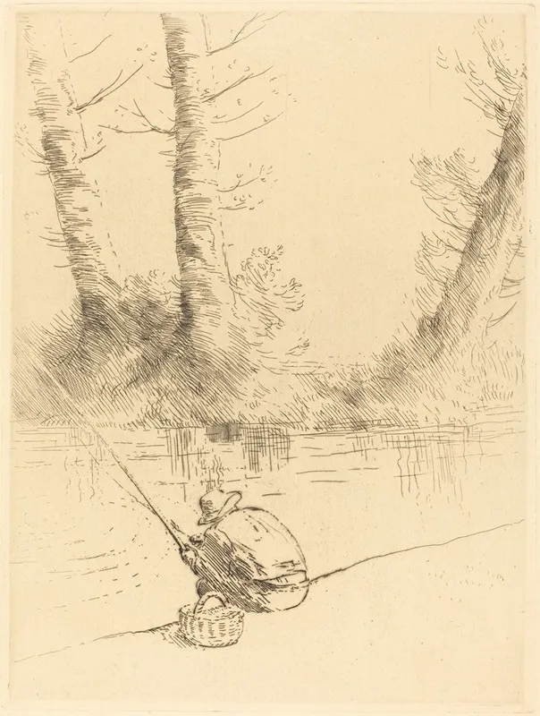 Angler Le Pecheur A La Ligne