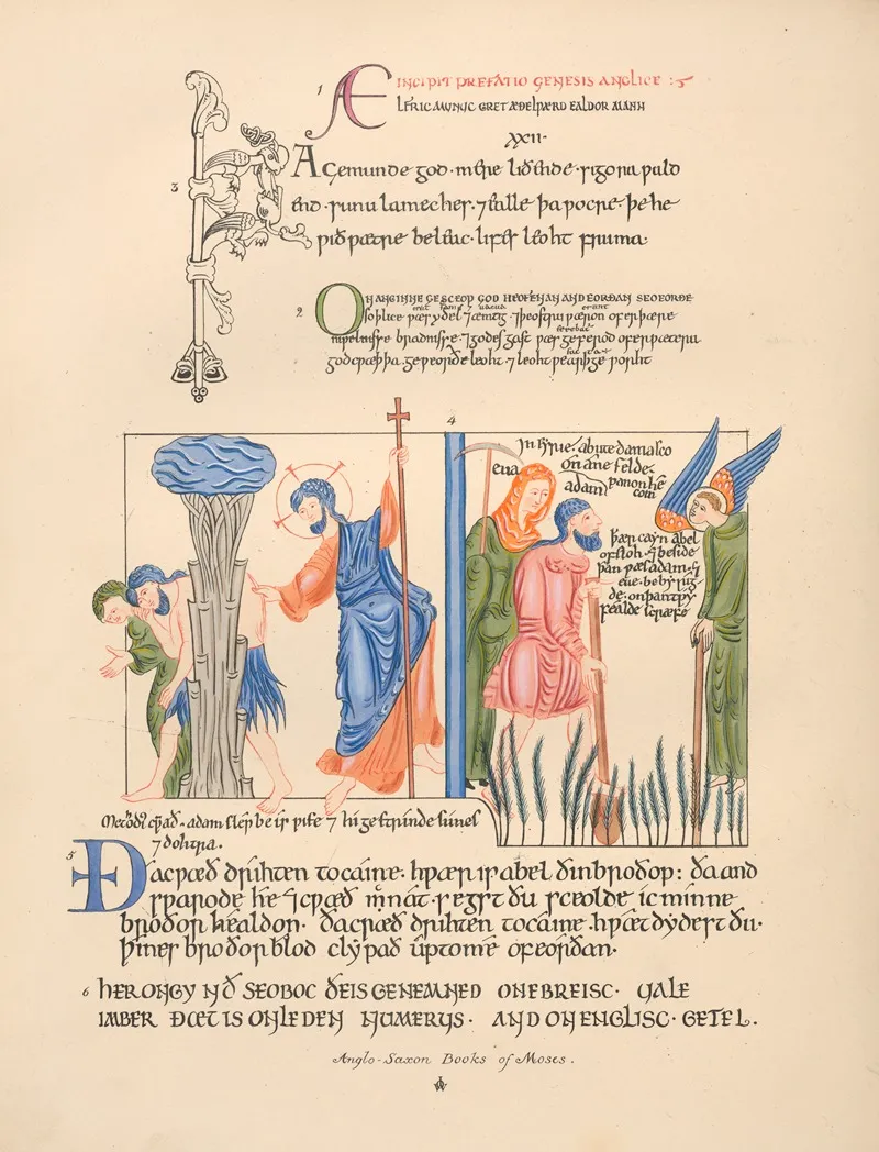Anglo Saxon‎ ‎books‎ ‎of‎ ‎moses