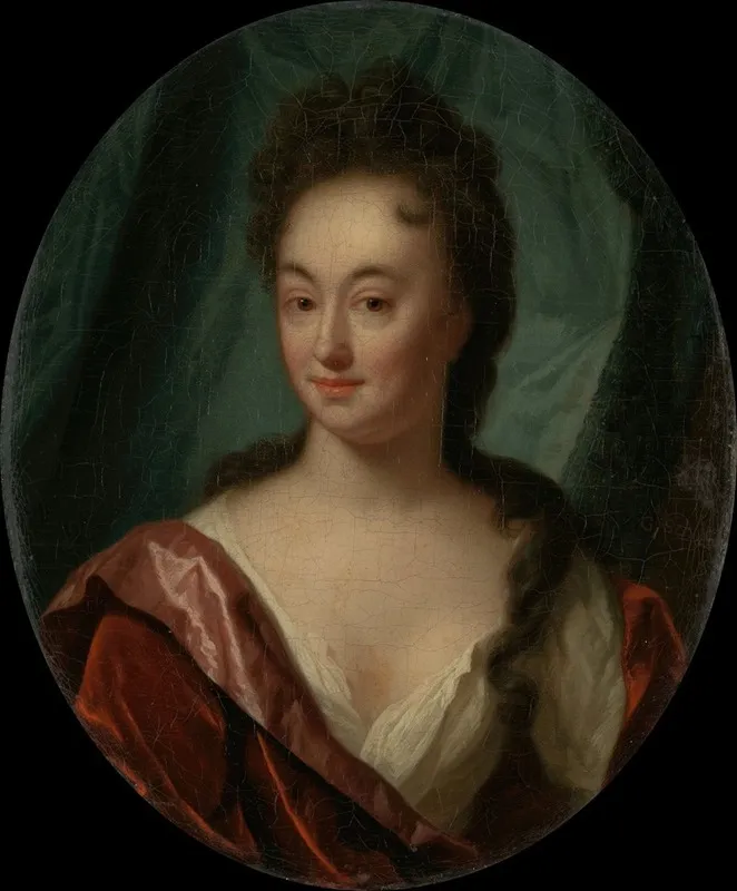 Anna Maria Gool by Godfried Schalcken - Canvas Print