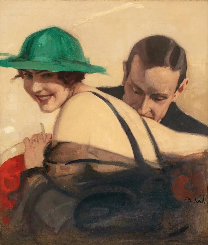 Annaherung by Brynolf Wennerberg - Canvas Print