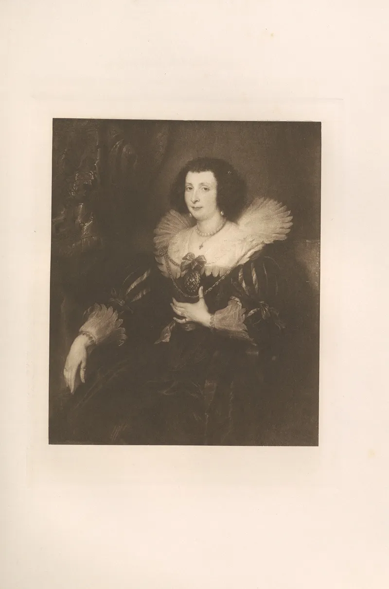Anne Marie De Qamudio Wife Of Ferdinand De Bois Schot Seigneur De Saventhem by Lionel Cust - Canvas Print