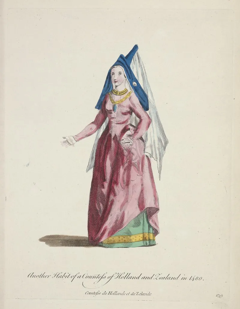Another Habit Of A Countess Of Holland And Zealand In 1480